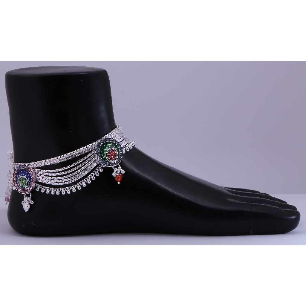 Indian Traditional Silver Ladies Payal