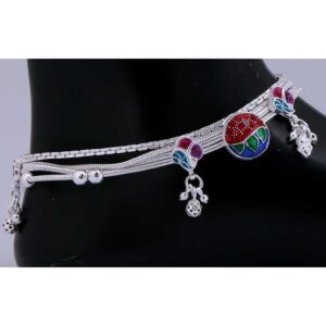 Designer Silver Payal