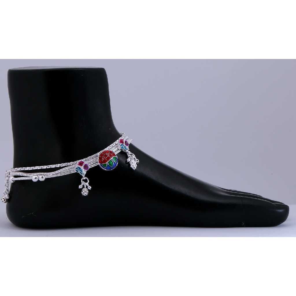 Designer Silver Payal