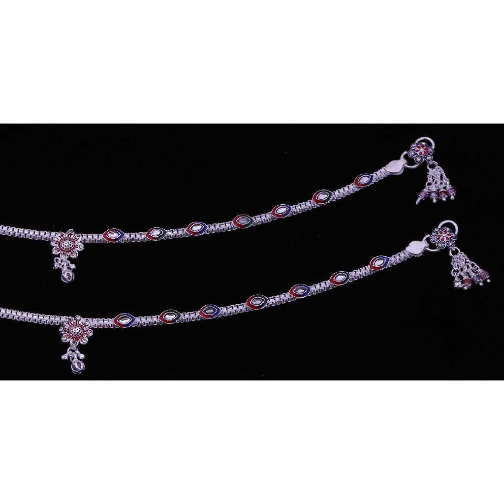 Trendy Silver Fancy Payal - Image 2