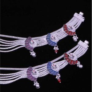 Exclusive Silver Fancy Payal