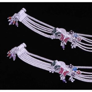 Exclusive Silver Fancy Payal