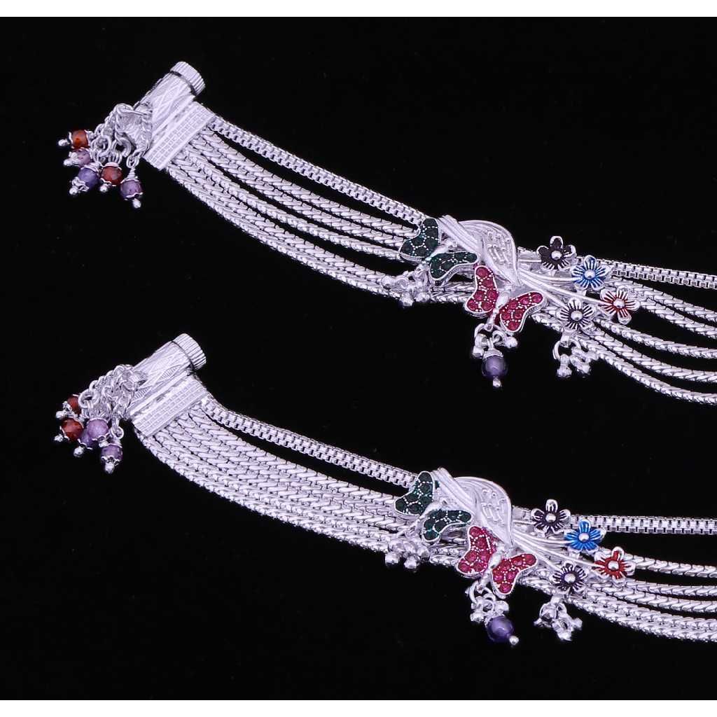 Exclusive Silver Fancy Payal - Image 2