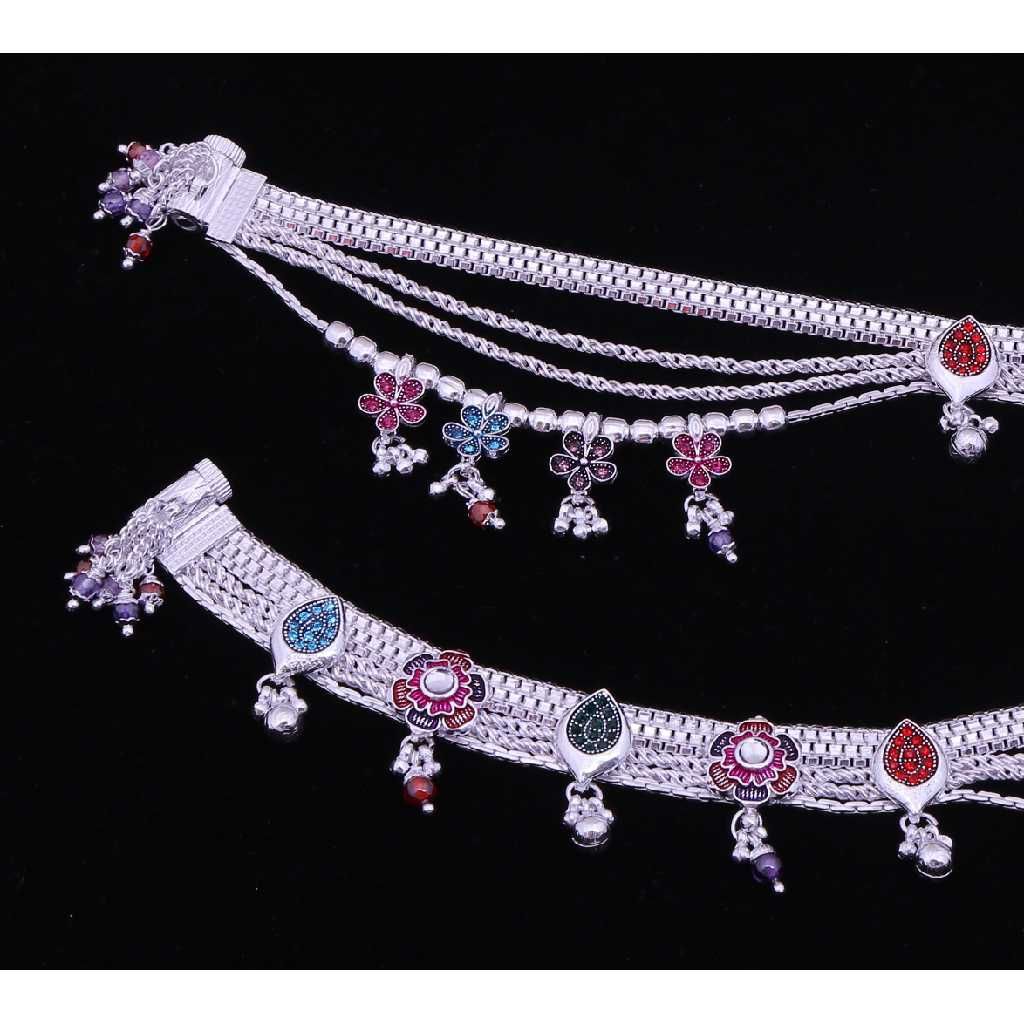 Fancy Silver Exclusive Payal - Image 2