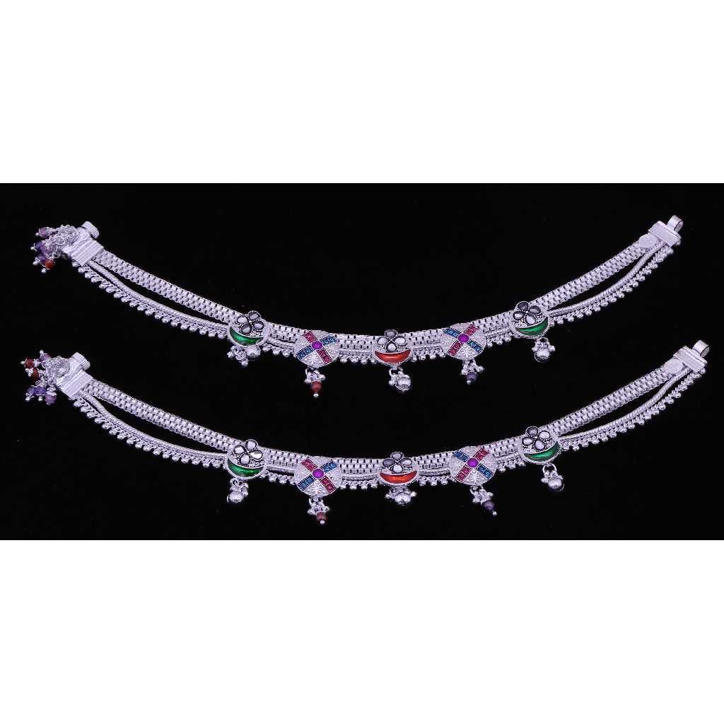 Modern Silver Indian Ladies Payal