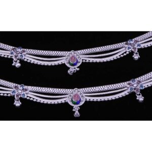Authentic Fancy Silver ladies Payal