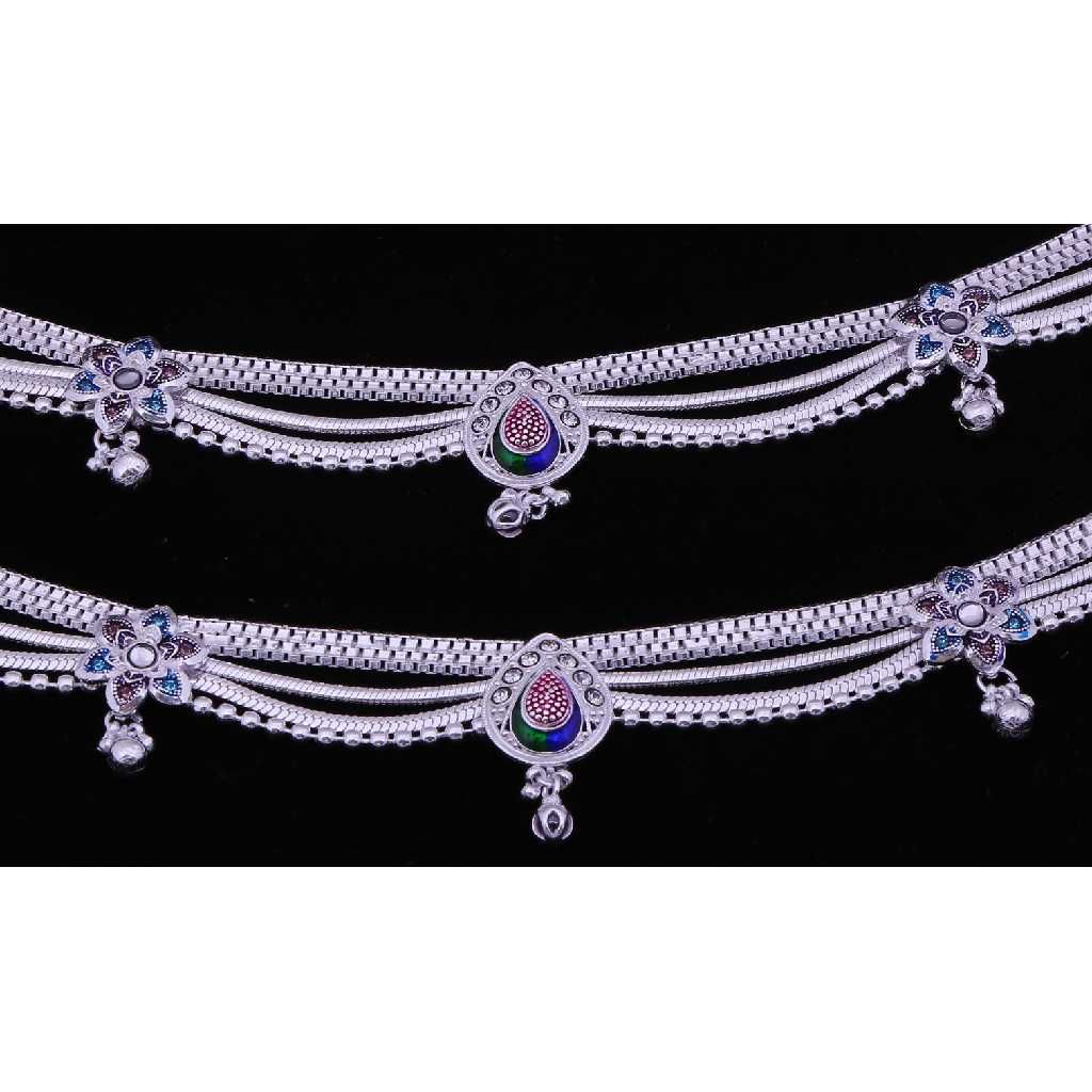 Authentic Fancy Silver ladies Payal - Image 2