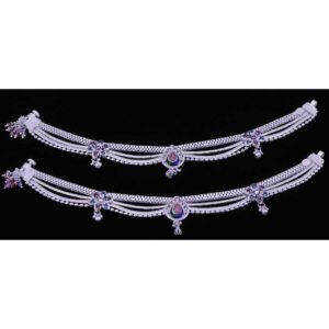 Authentic Fancy Silver ladies Payal