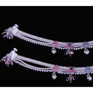 Exclusive Design Of Silver Anklet