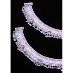 Heavy Chunky  Silver bridal Payal