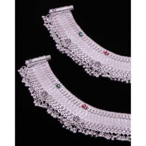 Traditional Silver Fancy Payal