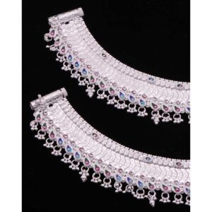 Classic Chunky  Silver Ladies Payal