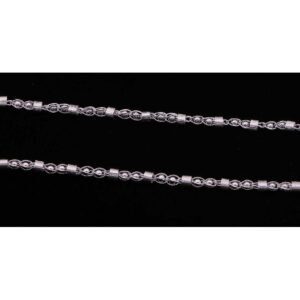 Single Chain Modern Silver Payal