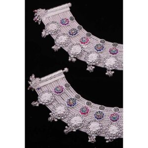 Silver Broad Rajwadi Payal