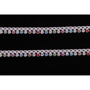 Round Shape Silver Payal For Women