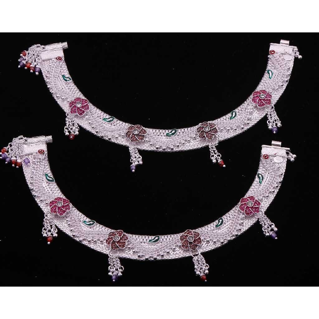 Silver Antique Design Payal