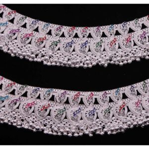 Silver Charms Beads Ladies Payal