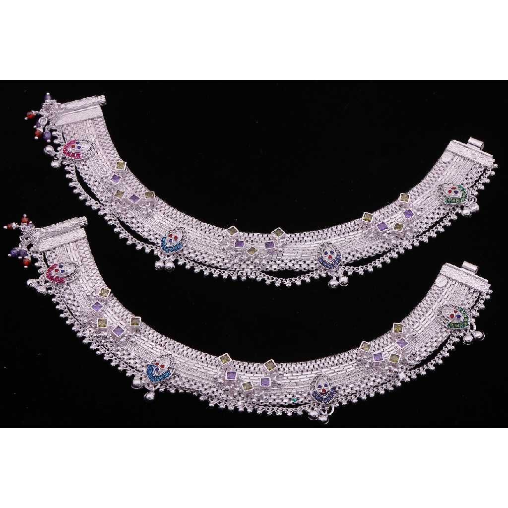 Silver Fancy Traditional Payal