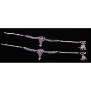 Modern Unique Style Silver Payal