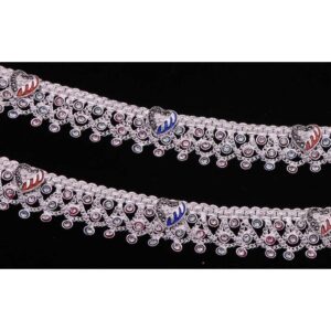 925 Silver Trendy Anklet For Ladies