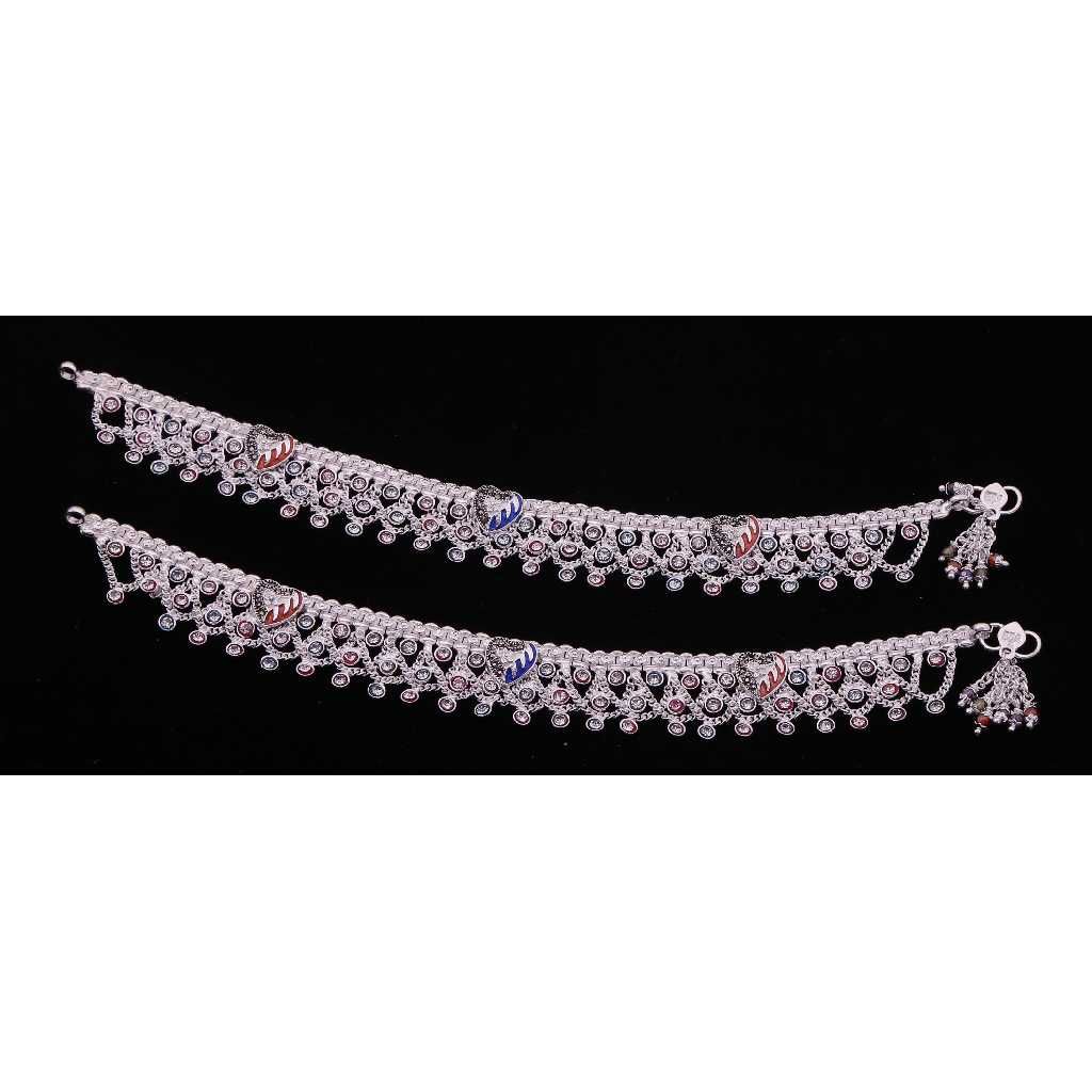 925 Silver Trendy Anklet For Ladies