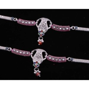 Delicate Silver Trendy Anklet For Ladies