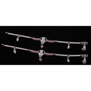 Delicate Silver Trendy Anklet For Ladies