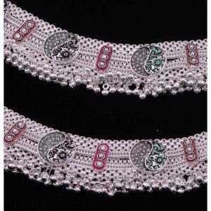 Indian Traditional Silver Payal For Women