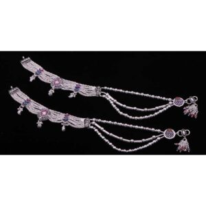 Silver Attractive Fancy Payal