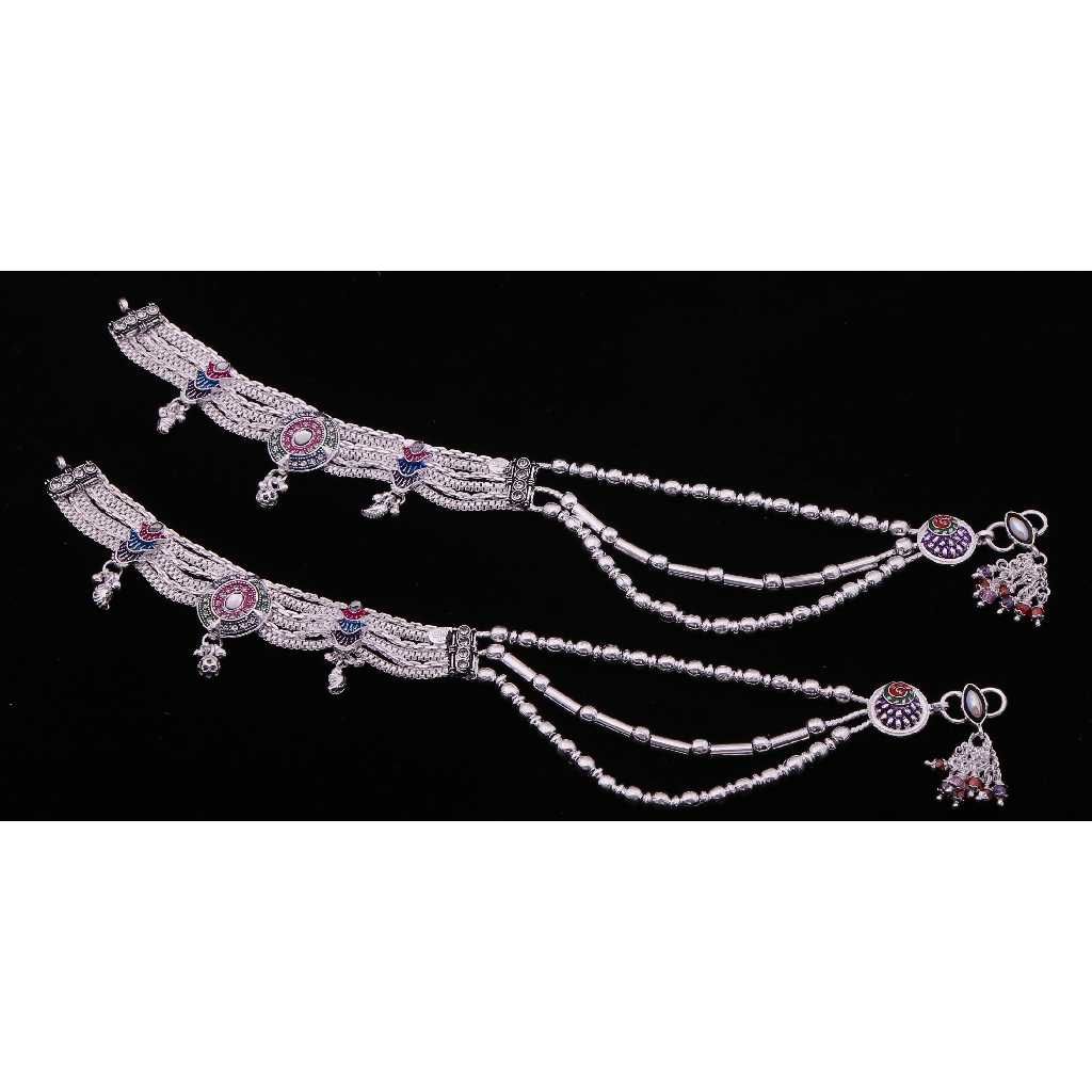 Silver Attractive Fancy Payal