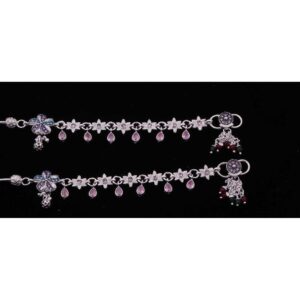 Delicate Silver Antique Payal