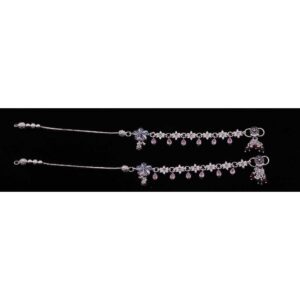 Delicate Silver Antique Payal