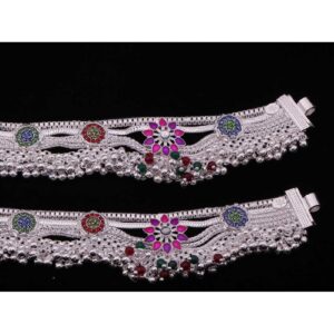 Flower Shape Multi Ghungroo Anklet