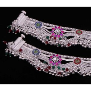 Flower Shape Multi Ghungroo Anklet