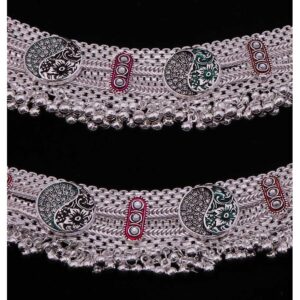 Classic Ladies Silver Payal
