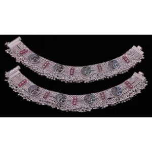 Classic Ladies Silver Payal