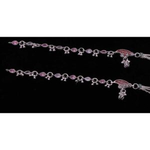 Designer Beads Silver Fancy Payal