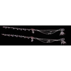 Designer Beads Silver Fancy Payal