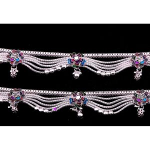 Indian Bridal Silver Anklet