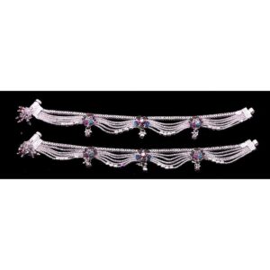 Indian Bridal Silver Anklet