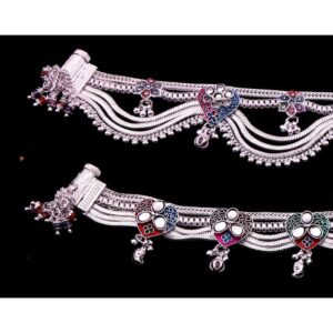 Elegant Silver Fancy Ladies Payal