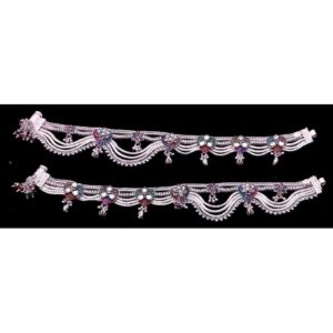 Elegant Silver Fancy Ladies Payal