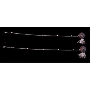 Antique Design Silver Fancy Payal
