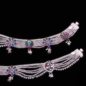 Traditional Fancy Silver Payal