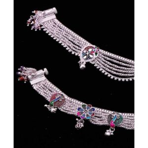 Traditional Fancy Silver Payal
