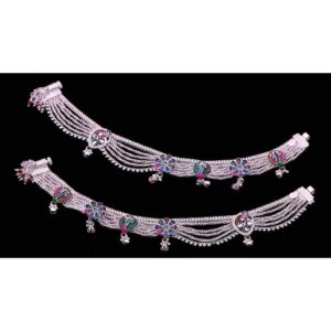 Attractive Design Silver Payal