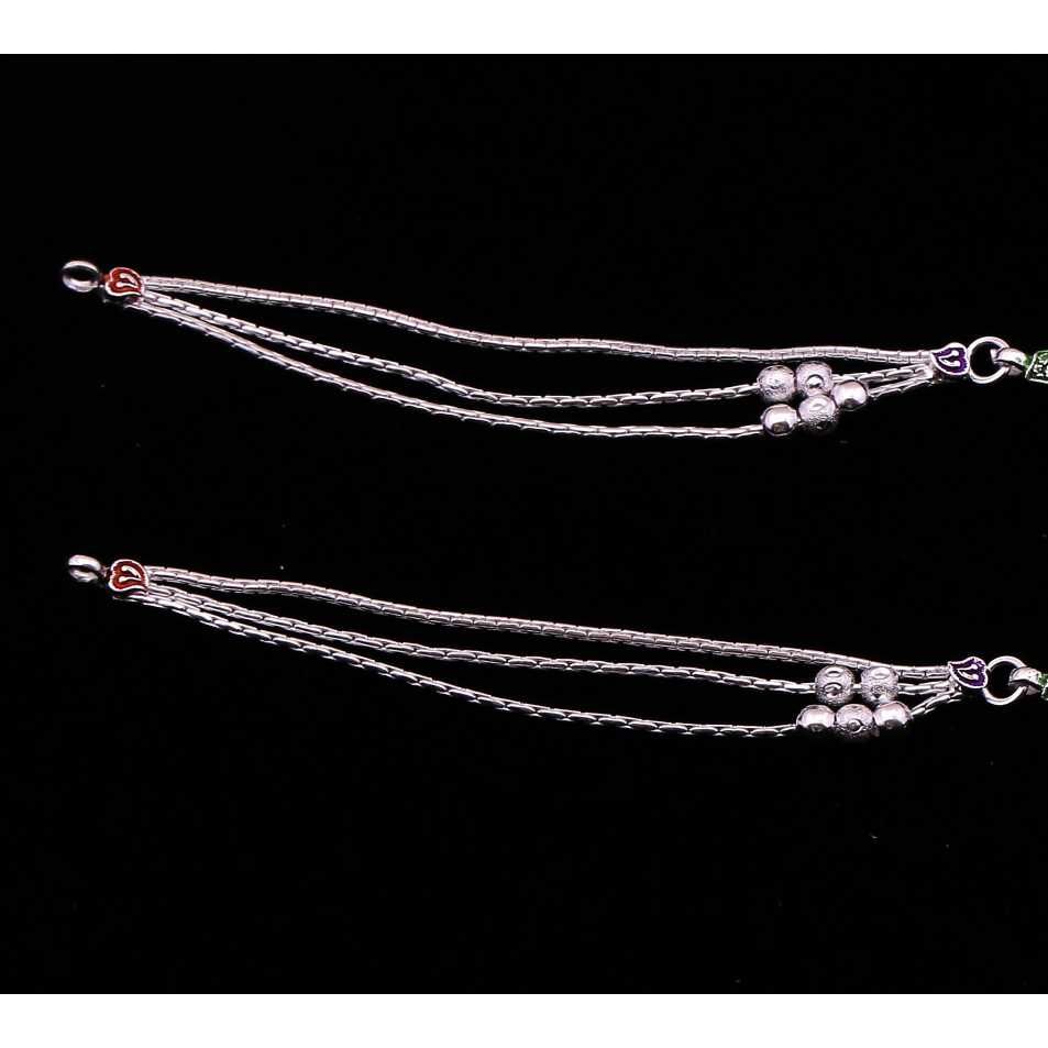 Designer Silver Payal For Women - Image 3