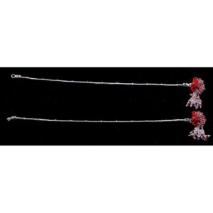 Light weight Silver Antique Payal