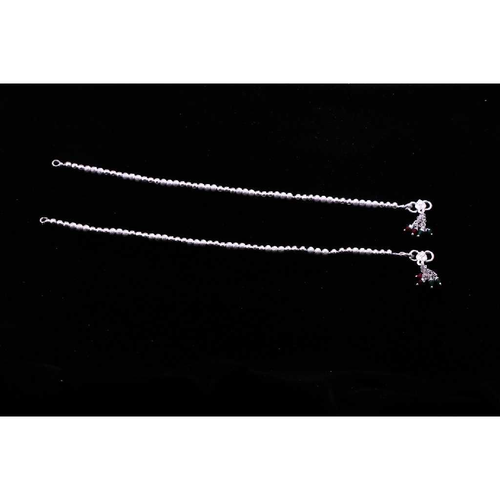 Plan Simple Silver Ladies Anklet