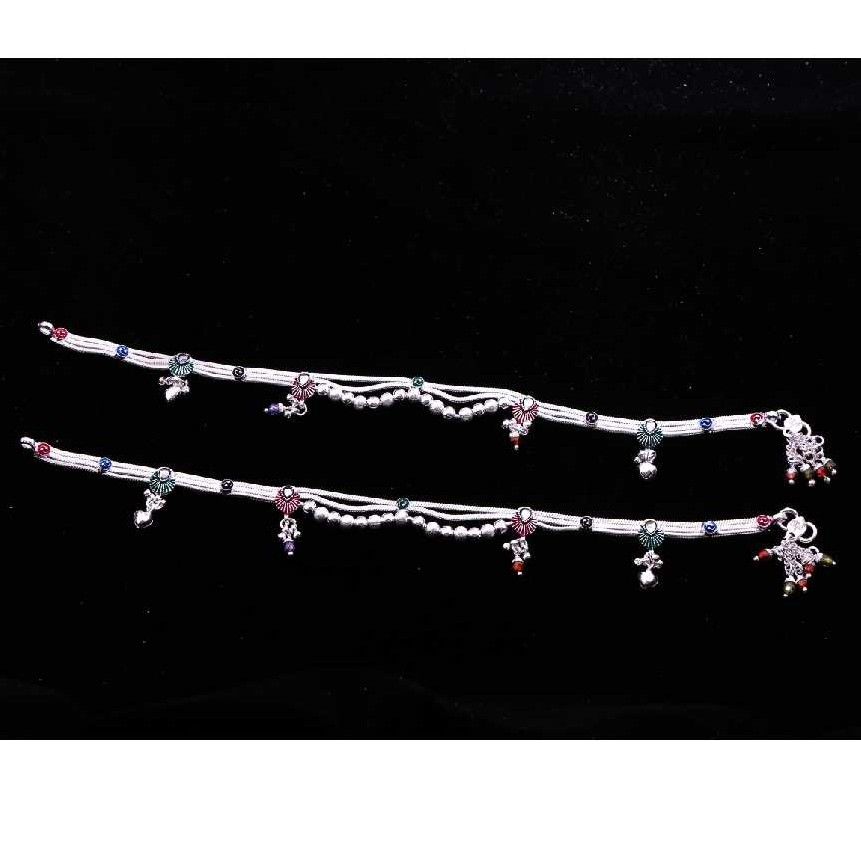 Ladies Designer 925 Silver Payal